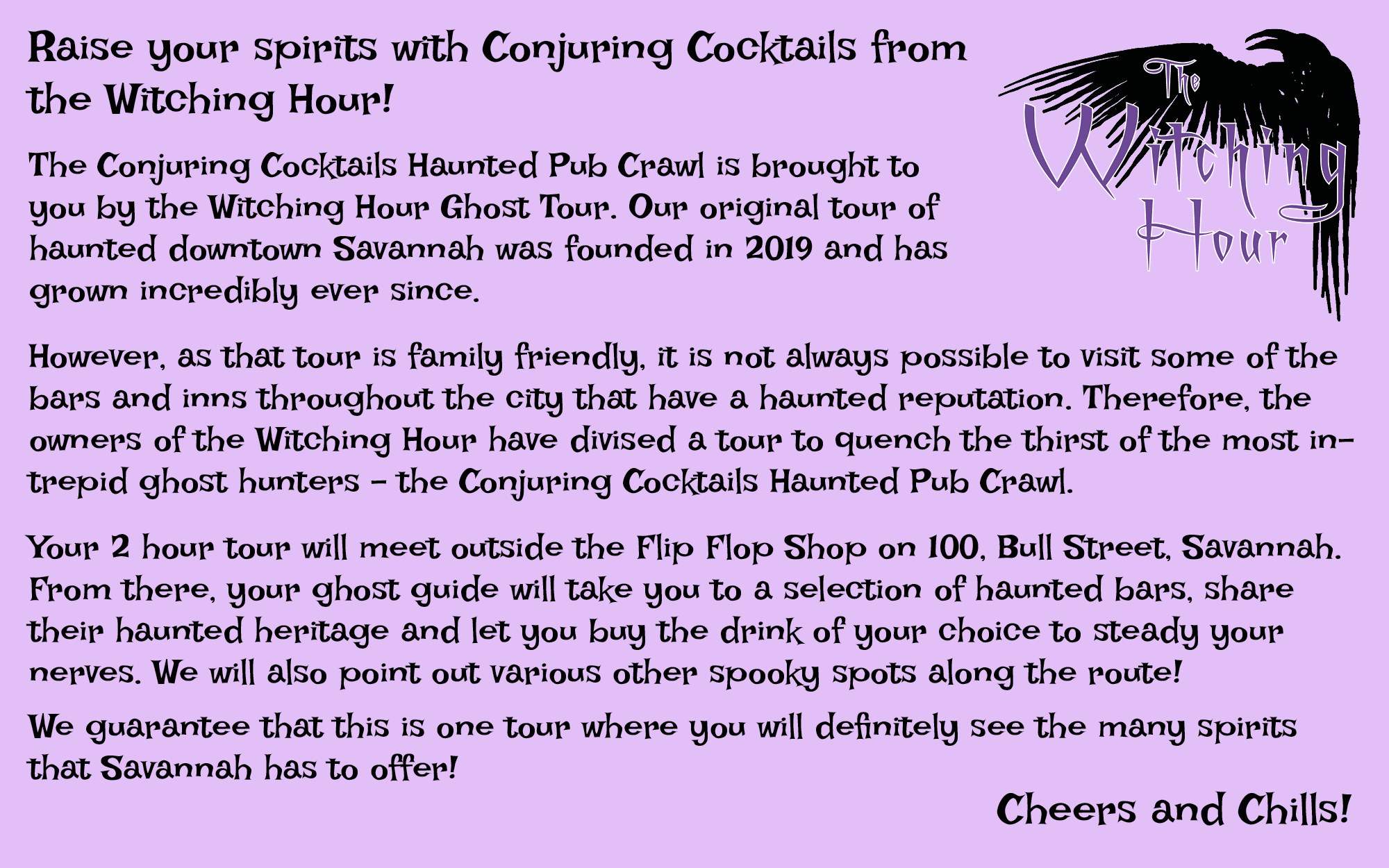 Conjuring Cocktails Haunted Pub Crawl
